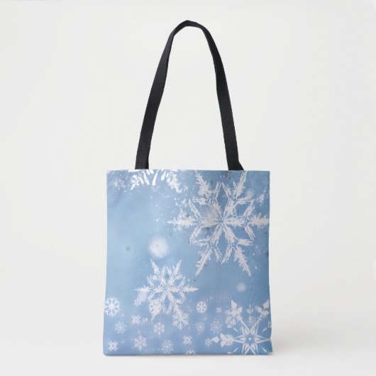Prachtige Kerstsneeuw Tote Bag (Voorkant)
