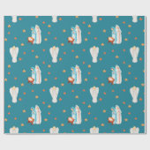 Prachtige kersttactische wandelpapier cadeaupapier (Vlak)