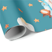 Prachtige kersttactische wandelpapier cadeaupapier (Rol Hoek)