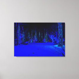 Prachtige kersttijd 36 x 24 canvasprint canvas afdruk