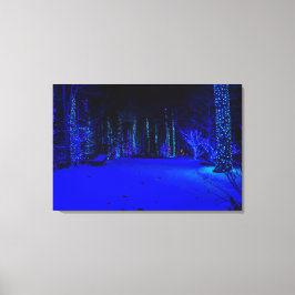 Prachtige kersttijd 36 x 24 canvasprint canvas afdruk