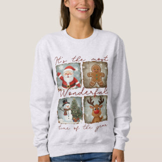 Prachtige Kersttijd Iconen Nostalgische Cadeau Trui