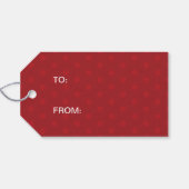 Prachtige kerstvakantie cadeaulabel (Achterkant Horizontaal)