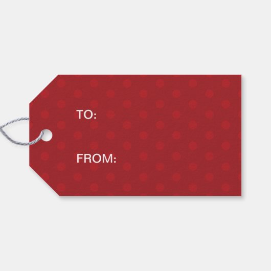 Prachtige kerstvakantie cadeaulabel (Achterkant Horizontaal)