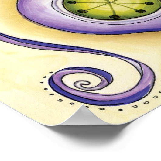 Prachtige kerstversieringen van glas poster (Hoek)