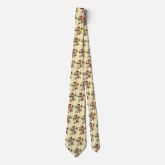 Prachtige kerstversieringen van glas stropdas (Voorkant)