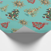 Prachtige kerstversierpapier cadeaupapier (Hoek)