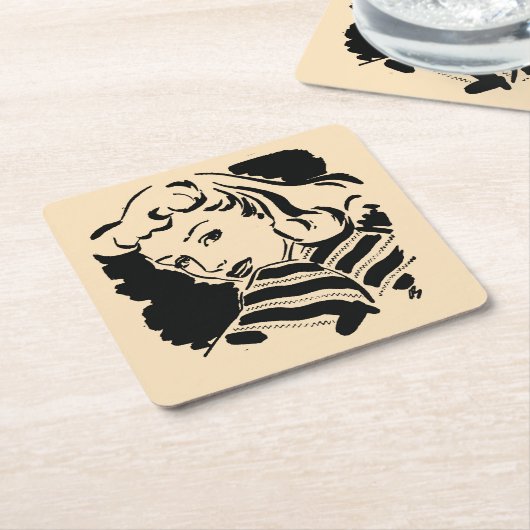 Prachtige  ketch Onderzetter (Schuin)