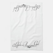 Prachtige Keukenhanddoek God (Verticaal)