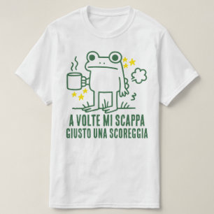 Prachtige Kikker Koffie Scheet T-shirt