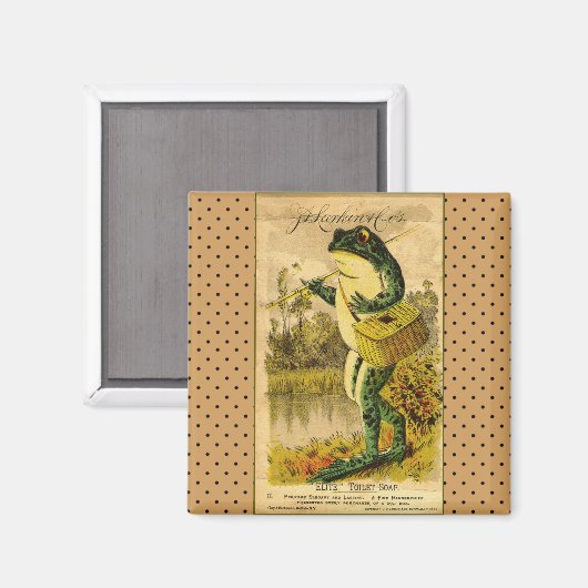 Prachtige  kikkerkunstwerkmagneet magneet (Voorkant / Achterkant)