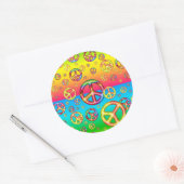 Prachtige Kinder Stickers voor de vrede uit de ron (Envelop)
