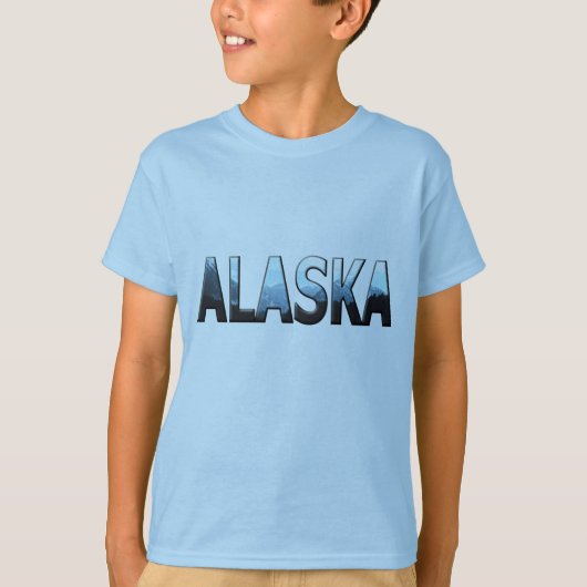 Prachtige Kinder T-shirt van Alaska (Voorkant)