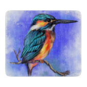 Prachtige Kingfisher Bird Cutting Board Snijplank (Voorkant)
