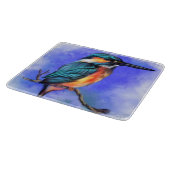 Prachtige Kingfisher Bird Cutting Board Snijplank (Hoek)