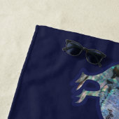 Prachtige Kiwi Bird Pattern, gepersonaliseerd met  Strandlaken (In situ)