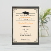 Prachtige klasse van de Graduation Invitations 201 Kaart (Staand voorkant)