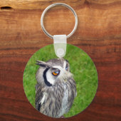 Prachtige Kleine Owl Sleutelhanger (Voorkant)