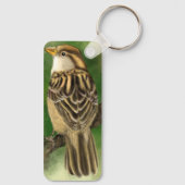 Prachtige kleine ruggengraat - Kut - Schilderen Sleutelhanger (Achterkant)