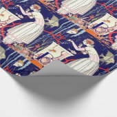 PRACHTIGE KLEINE VIS ,BEAUTY MODE MONOGRAM CADEAUPAPIER (Hoek)