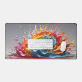 Prachtige kleur splash art #1 bureaumat (Keyboard & Muis)
