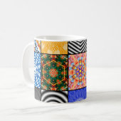 prachtige kleur van abstracte achtergrond, var koffiemok (Voorkant links)