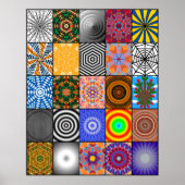 prachtige kleur van abstracte achtergrond, var poster (Voorkant)