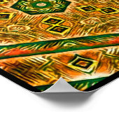 prachtige kleur van abstracte achtergrond, var poster (Hoek)