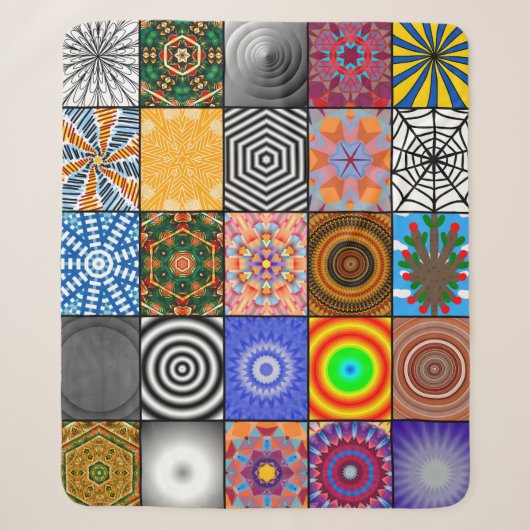 prachtige kleur van abstracte achtergrond, var sherpa deken (Voorkant)