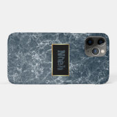 Prachtige kleuren donk Blue Marble Case-Mate iPhone Case (Achterkant (horizontaal))