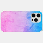 Prachtige kleuren roze en blauw opvallend Case-Mate iPhone case (Achterkant (horizontaal))