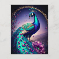 Prachtige kleurige Peacock Peafowl Bird Willife