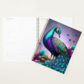 Prachtige kleurige Peacock Peafowl Bird Willife Planner (Display)
