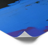 Prachtige kleurrijke Abstracte AI-poster Poster (Hoek)