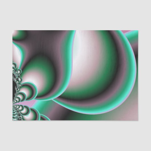 Prachtige kleurrijke Abstracte wervelcirkels Tissuepapier (Voorkant)