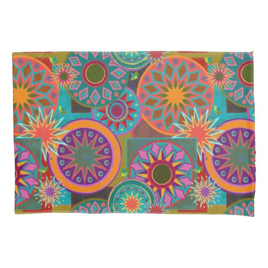 Prachtige kleurrijke exotische Kussensloop (Voorkant)