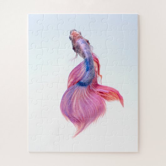 Prachtige kleurrijke Fantasy Koi Fish Legpuzzel (Verticaal)