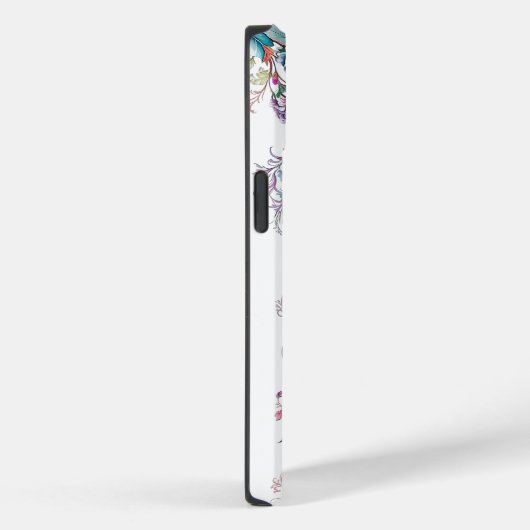 Prachtige kleurrijke Floral-monogrammen Case-Mate iPhone Case (Achterkant / Rechts)