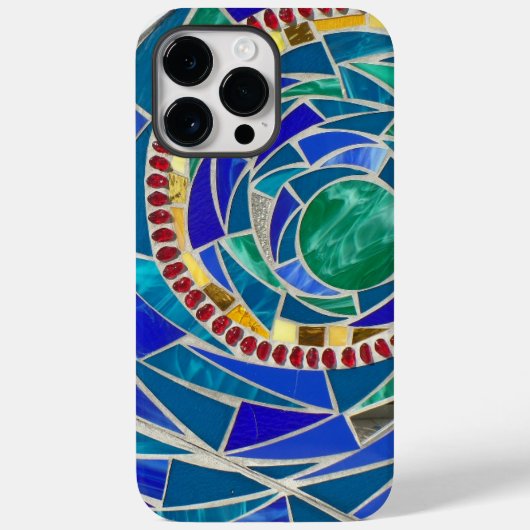 Prachtige kleurrijke Glas in lood Abstracte wervel Case-Mate iPhone Case (Achterkant)