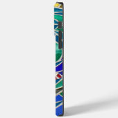 Prachtige kleurrijke Glas in lood Abstracte wervel Case-Mate iPhone Case (Achterkant / Links)