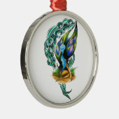 Prachtige kleurrijke Keltische Forest Faery Metalen Ornament (Rechts)