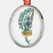 Prachtige kleurrijke Keltische Forest Faery Metalen Ornament (Links)