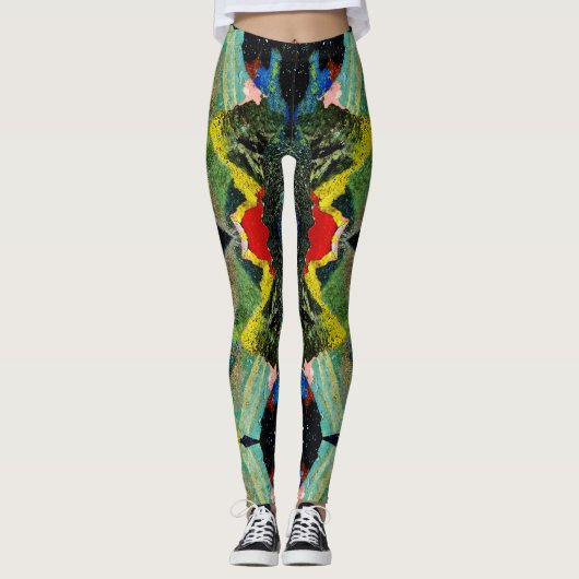 Prachtige kleurrijke leggings. leggings (Voorkant)