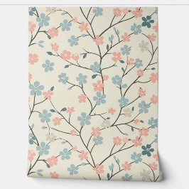 Prachtige kleurrijke lentebloemen Natuur Behang