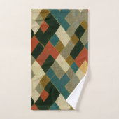 Prachtige kleurrijke moderne patroondoekjes set bad handdoek (Handdoek)