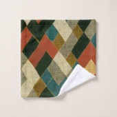 Prachtige kleurrijke moderne patroondoekjes set bad handdoek (Wasdoekje)