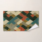 Prachtige kleurrijke moderne patroondoekjes set bad handdoek (Handdoek)