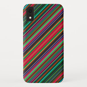 Prachtige kleurrijke multicolore band patroonplaat Case-Mate iPhone case