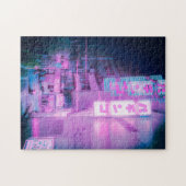 Prachtige kleurrijke neonsignalen in Tokyo, Japan Legpuzzel (Horizontaal)