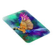 Prachtige kleurrijke papegaai Magnet Magneet (Rechterzijde)